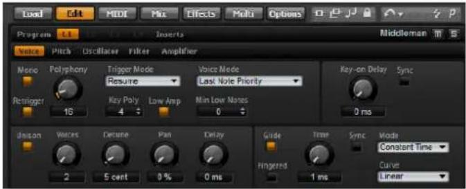 STEINBERG HALion Sonic 2 - Die Voice-Unterseite - 1