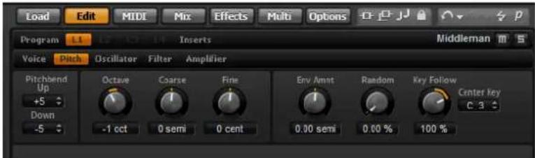 STEINBERG HALion Sonic 2 - Die Pitch-Unterseite - 1