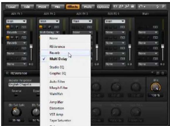 STEINBERG HALion Sonic 2 - Utilisation des slots d'effet d'insert - 1