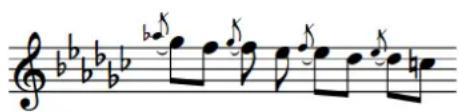 STEINBERG Dorico SE 3.5 - Positionnement des liaisons d'expression par rapport aux notes d'agrément - 1