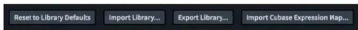 STEINBERG Dorico SE 3.5 - Options de gestion des Expression Maps/bibliothèques - 1