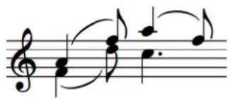 STEINBERG Dorico SE 3.5 - Extrémités des liaisons d'expression par rapport aux têtes de notes et aux hampes - 1
