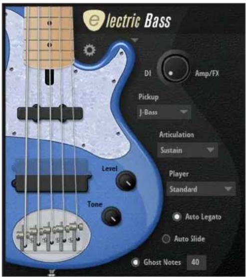 STEINBERG Electric Bass - Section Parameter - 1