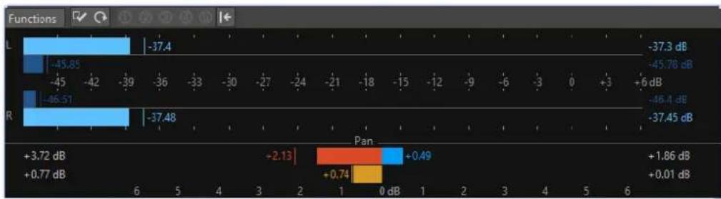 STEINBERG WaveLab Pro 12 - Vumètre de niveau - 1