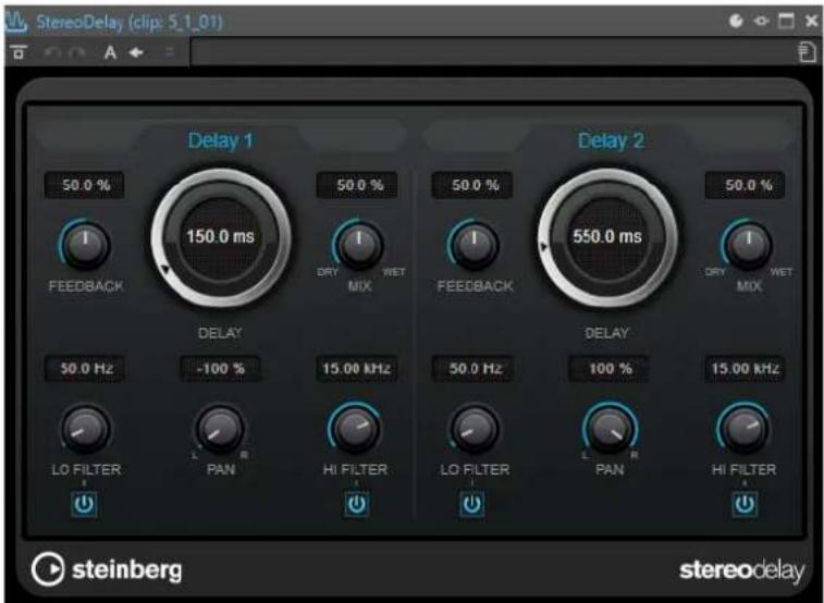 STEINBERG WaveLab Pro 12 - Fenêtres des plug-ins des montages audio - 2