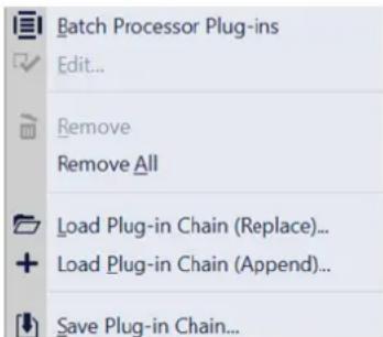 STEINBERG WaveLab Pro 12 - Enregistrer et charger des chaînes de plug-ins dans l'utilitaire de traitement par lots - 1