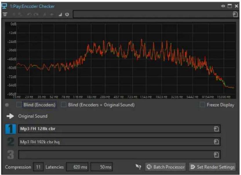 STEINBERG WaveLab Pro 12 - Boîte de dialogue Encoder Checker - 1