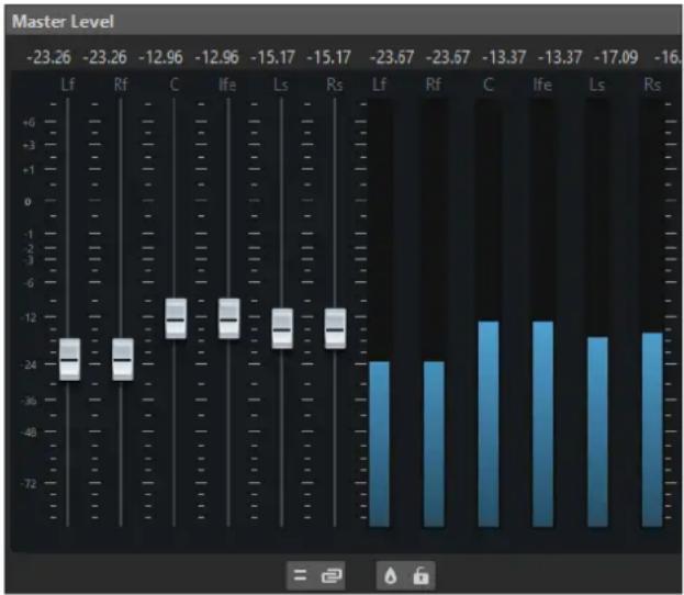 STEINBERG WaveLab Pro 12 - Configurations multicanal dans la Section Maître - 1