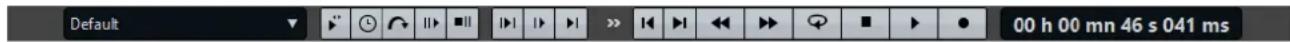 STEINBERG WaveLab Pro 12 - Barre de transport - 1