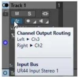 STEINBERG WaveLab Pro 12 - Bus d'entrée/Routage des canaux de sortie - 1