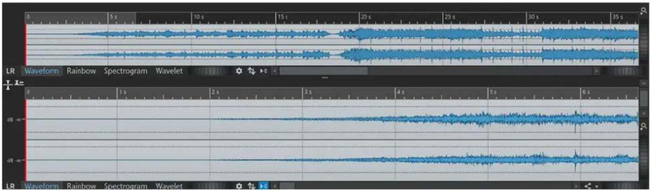 STEINBERG WaveLab Pro 12 - Graphique de Forme d'onde - 1