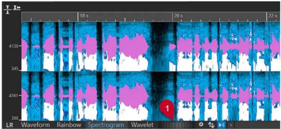 STEINBERG WaveLab Pro 12 - Spectrogramme - 2