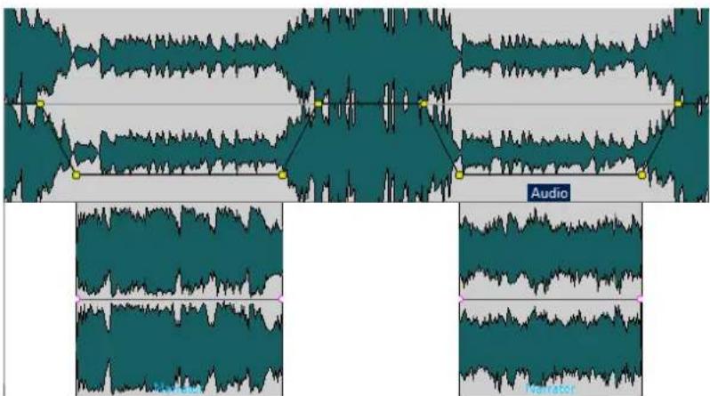 STEINBERG WaveLab Pro 12 - Ducking sur des clips - 1