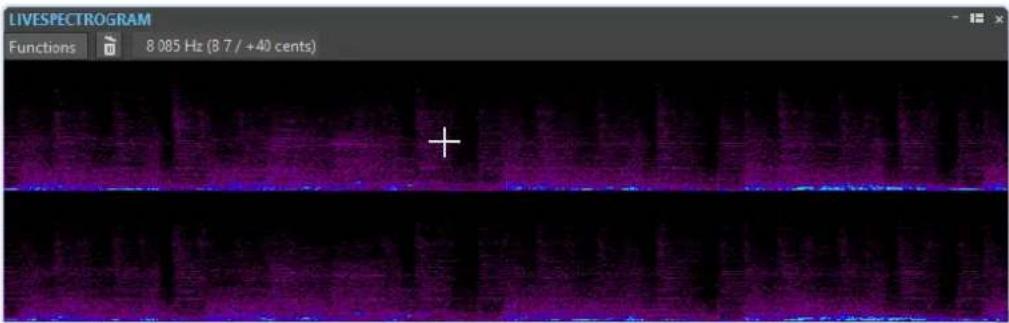 STEINBERG WaveLab Pro 12 - Spectrogramme Live - 1