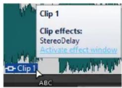 STEINBERG WaveLab Pro 12 - Effets des pistes, des groupes de pistes, des clips et de la sortie du montage audio - 2