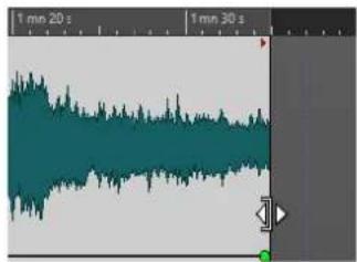 STEINBERG WaveLab Cast 1 - Indicateur de clip redimensionné - 2
