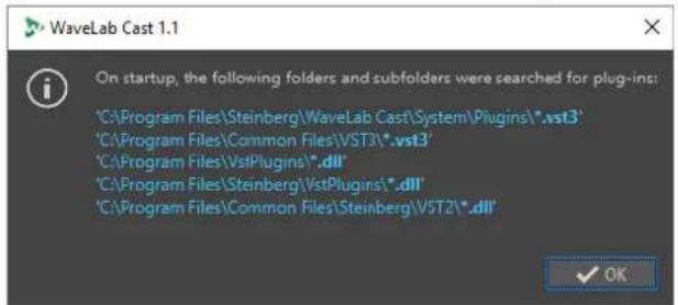 STEINBERG WaveLab Cast 1 - Informations sur les dossiers recherchés - 2