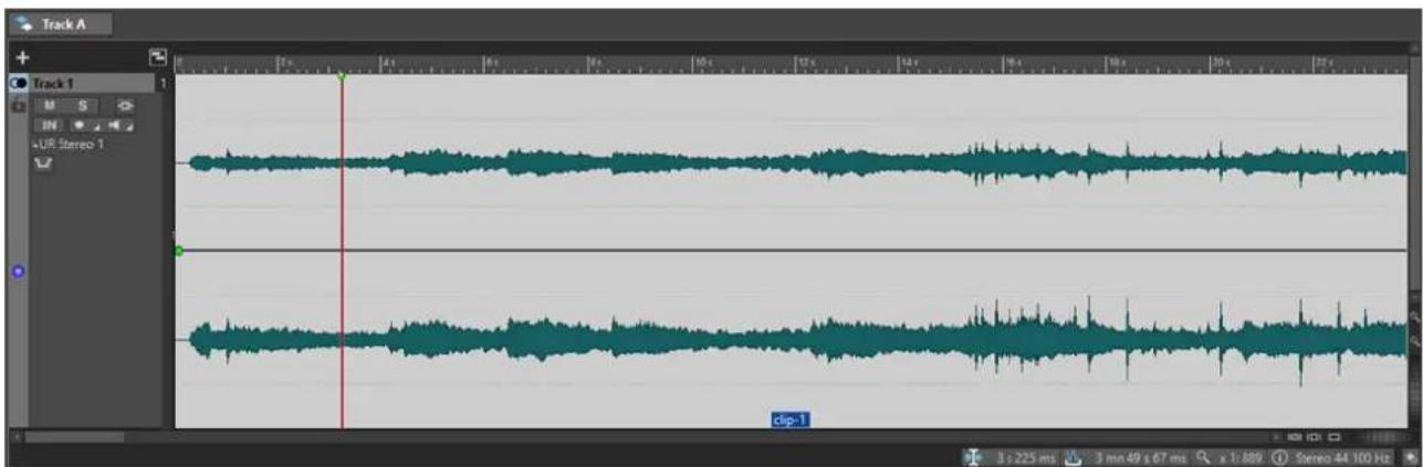 STEINBERG WaveLab Cast 1 - Fenêtre de montage - 1