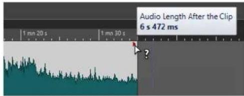 STEINBERG WaveLab Cast 1 - Indicateur de clip redimensionné - 3