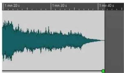STEINBERG WaveLab Cast 1 - Indicateur de clip redimensionné - 1