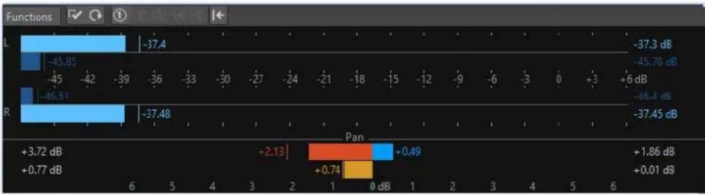 STEINBERG WaveLab Cast 1 - Vumètre de niveau - 1