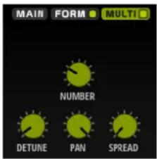 MAIN FORM MULTIC NUMBER DETUNE PAN SPREAD