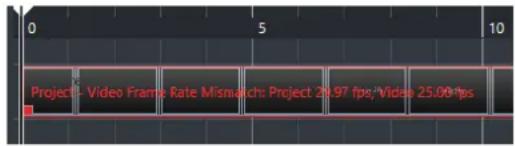 STEINBERG Cubase LE 13 - Adopter la fréquence d'images du projet - 1