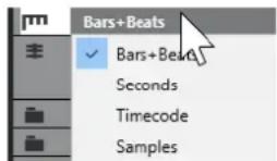 STEINBERG Cubase LE 13 - Commandes de la piste Règle - 1