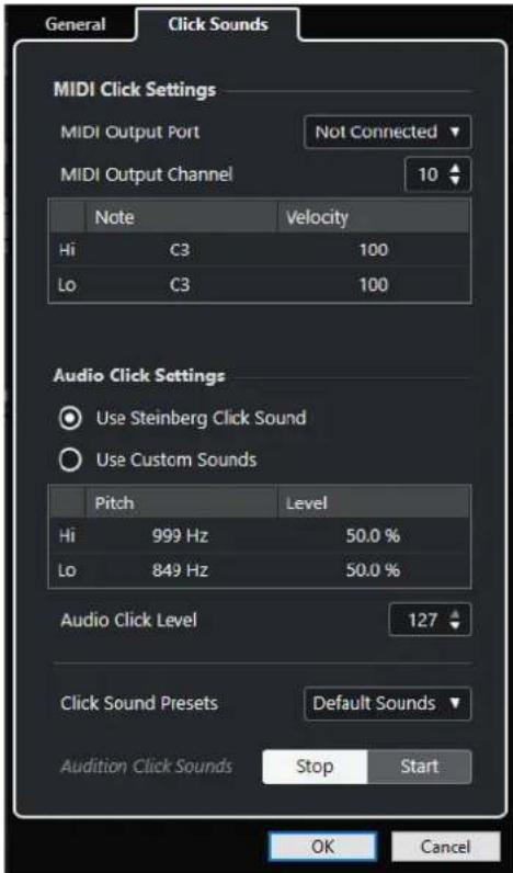 STEINBERG Cubase LE 13 - Onglet Sons de cli - 1