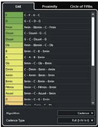 STEINBERG Cubase LE 13 - Assistant Liste - 1