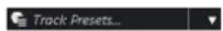 STEINBERG Cubase LE 13 - Charger/Enregister/Recharger préRéglage de piste - 1