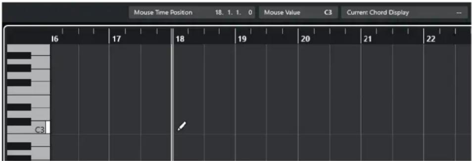 STEINBERG Cubase LE 13 - Dessiner des événements de notes avec l'outil Dessiner - 1
