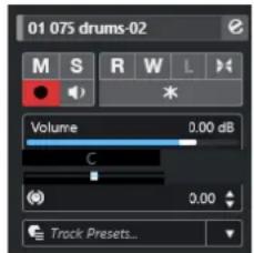 STEINBERG Cubase LE 13 - Section Paramètres de base des pistes Audio - 1