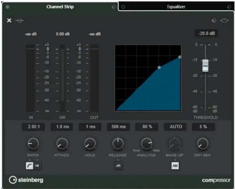 STEINBERG Cubase LE 13 - Standard Compressor - Affichage détaillé - 1