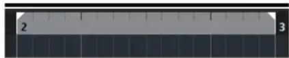 STEINBERG Cubase LE 13 - Délimiteurs gauche et droit - 1