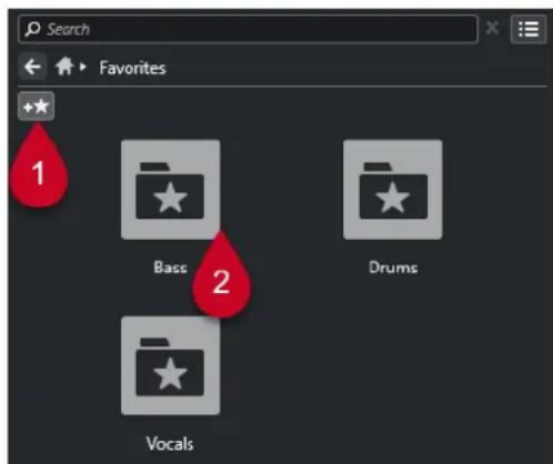 STEINBERG Cubase LE 13 - Page Favoris - 1