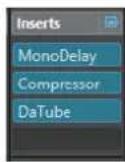 STEINBERG Cubase LE 13 - Effets d'insert - 1