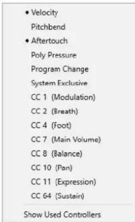 STEINBERG Cubase LE 13 - Menu Créer une piste de contrôleur - 1