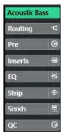 STEINBERG Cubase LE 13 - Sections des voies - 1