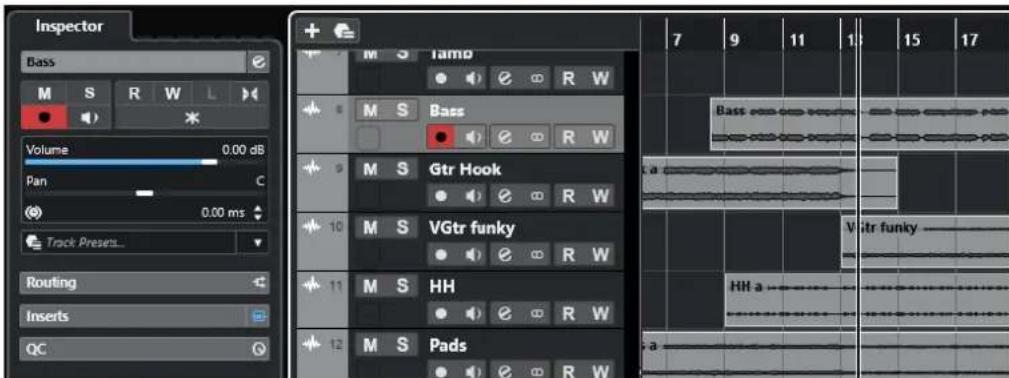 STEINBERG Cubase LE 13 - Pistes - 1