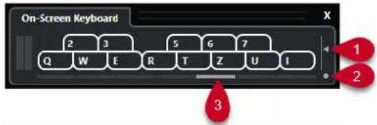 STEINBERG Cubase LE 13 - Options du Clavier à l'écran - 1