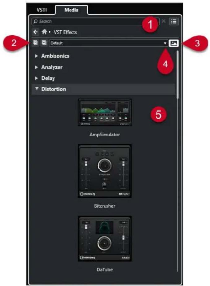 STEINBERG Cubase LE 13 - Page Effets VST - 1