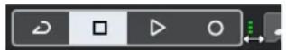 STEINBERG Cubase LE 13 - Barre de transport - 1