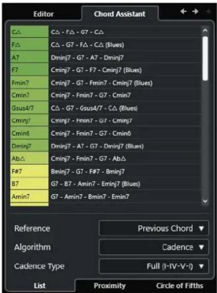 STEINBERG Cubase LE 13 - Assistant Liste - 1