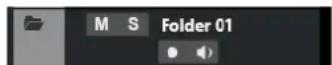 STEINBERG Cubase LE 13 - Commandes des pistes Répertoire - 1