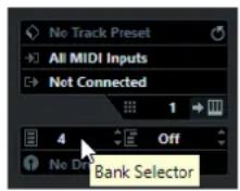 STEINBERG Cubase AI 10.5 - Messages Bank Select - 1