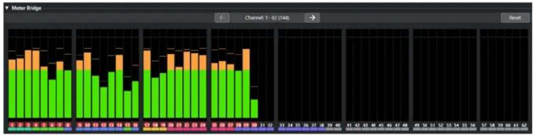 STEINBERG Nuendo Live 3 - Meter Bridge - 1