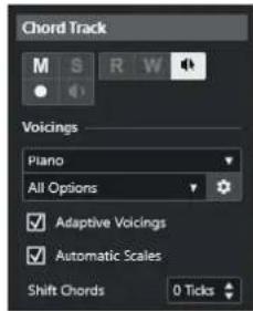 STEINBERG Cubase AI 13 - Inspecteur de la piste Accords - 1