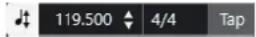 STEINBERG Cubase AI 13 - - Mode Piste Tempo - 1