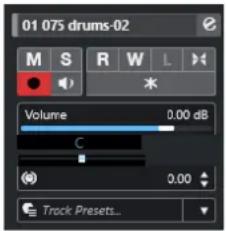STEINBERG Cubase AI 13 - Section Paramètres de base des pistes Audio - 1